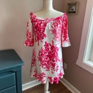 NWT - Jude Connally - "CELINE" Dress in Bouquet Floral Berry (XS)